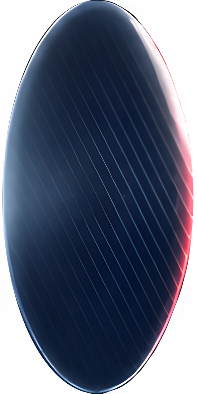 Champion Lenses dark optical lens with fine diagonal line reflection